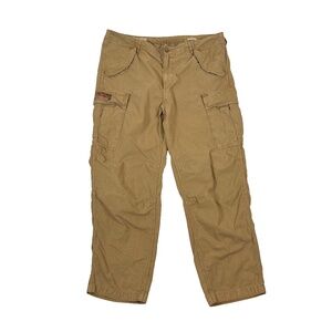 Denim & Supply Ralph Lauren Cargo Pants Flag Patch Military